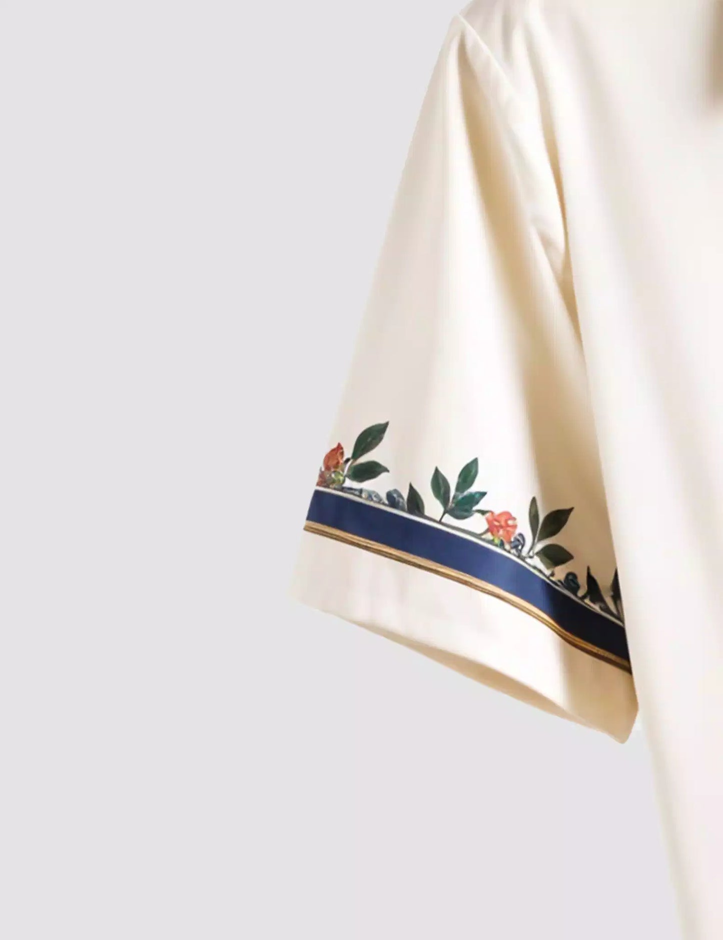 Flower Border Printed Designer Men's Half Sleeves Printed Shirt Exclusive Super Sale