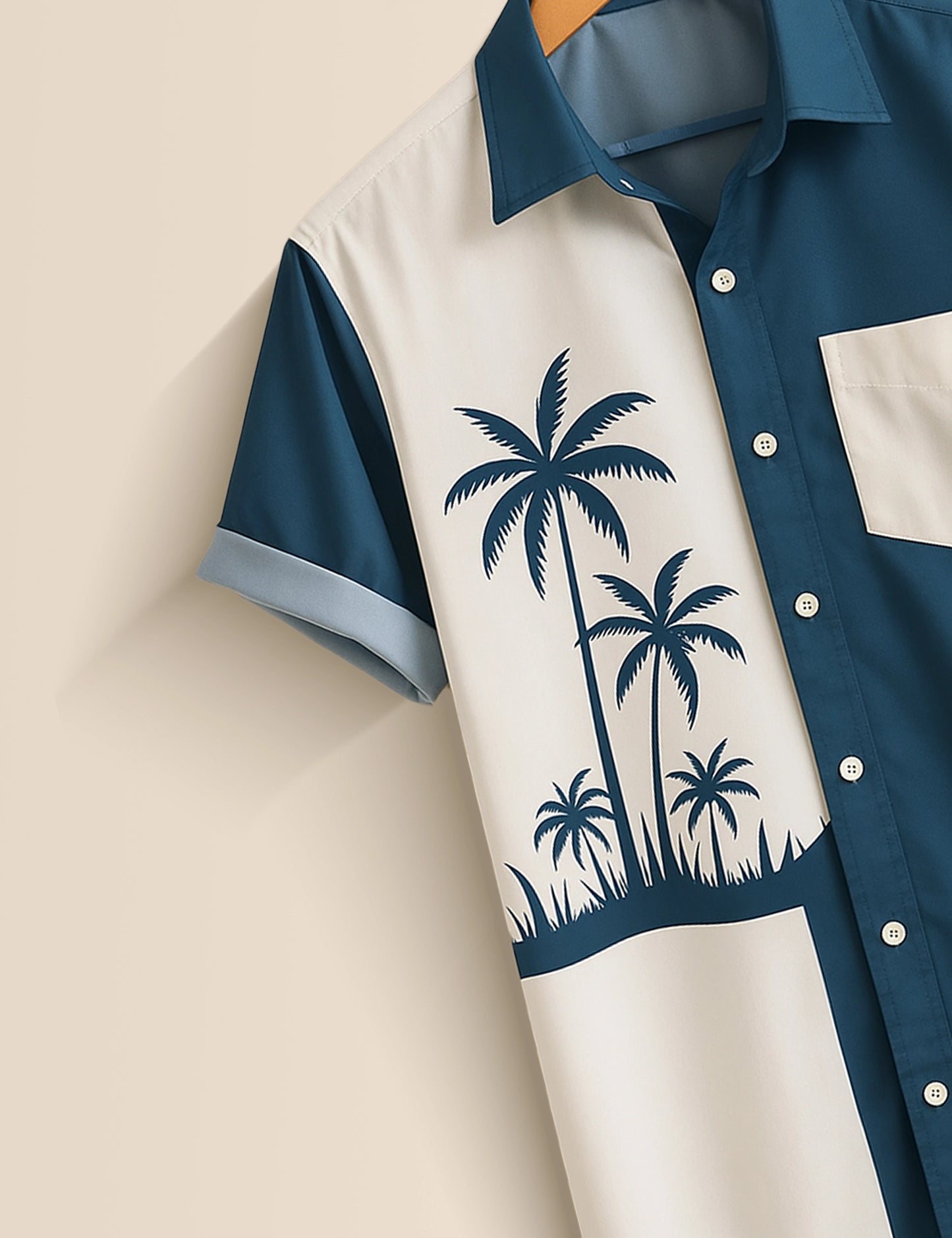 Blue Coconut Designer Men's Half Sleeves Printed Shirt Exclusive