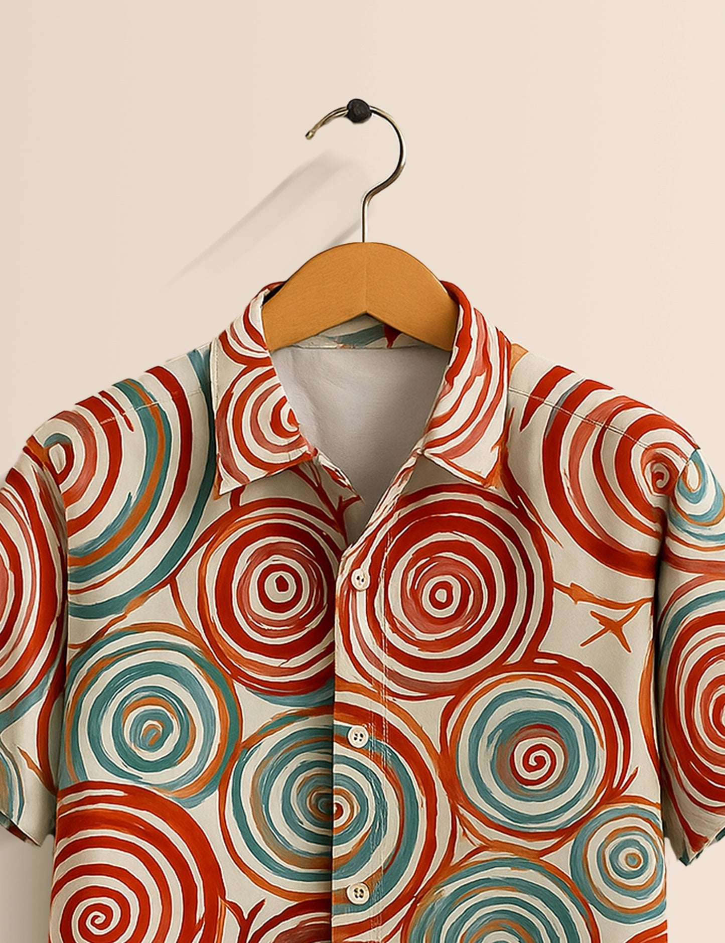 Mlti Round Mandala Men's Half Sleeves Printed Shirt Exclusive