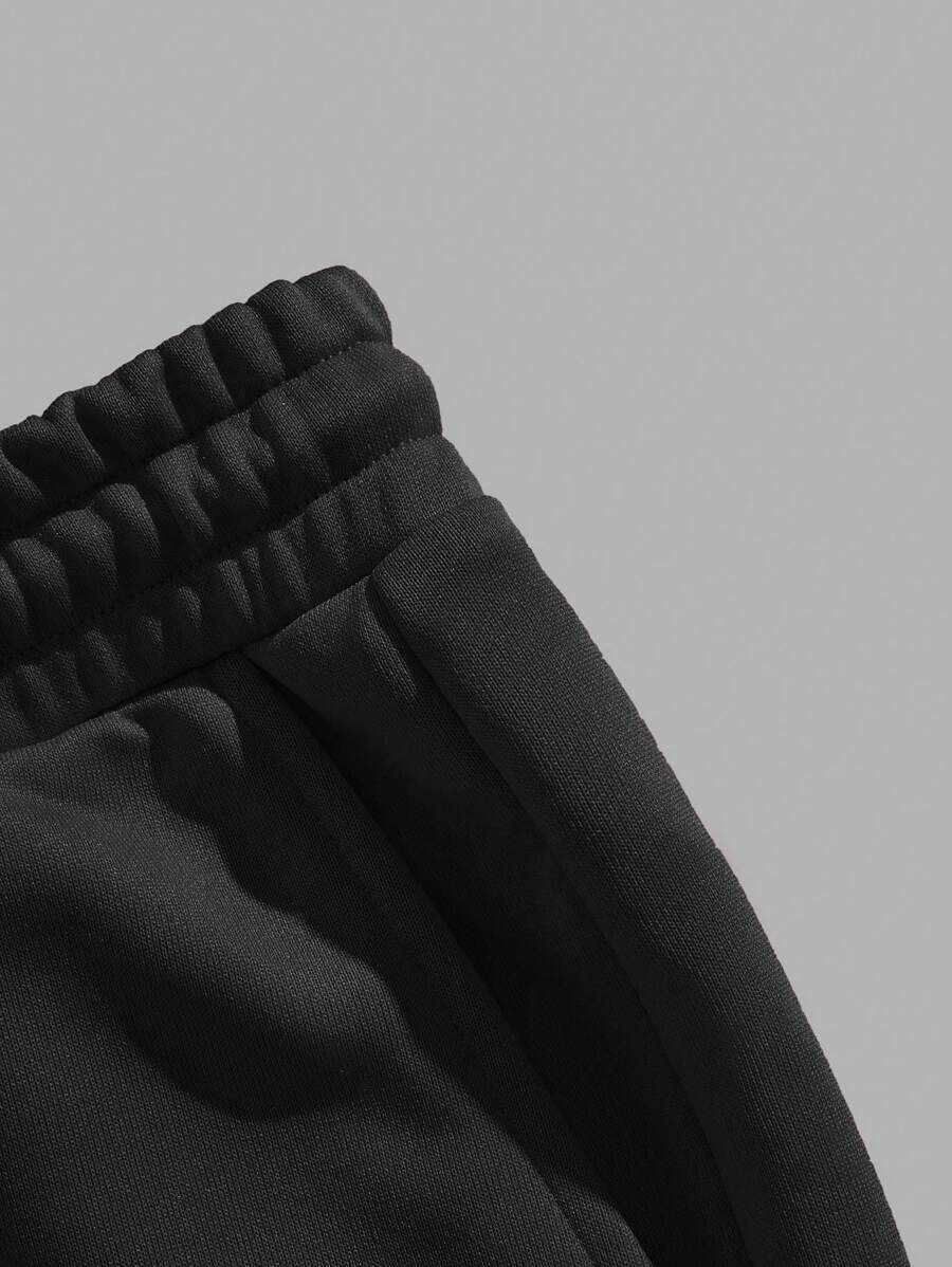 White and Black Solid Design Mens Half Sleeves Cords Cotton Material - XPCRDH