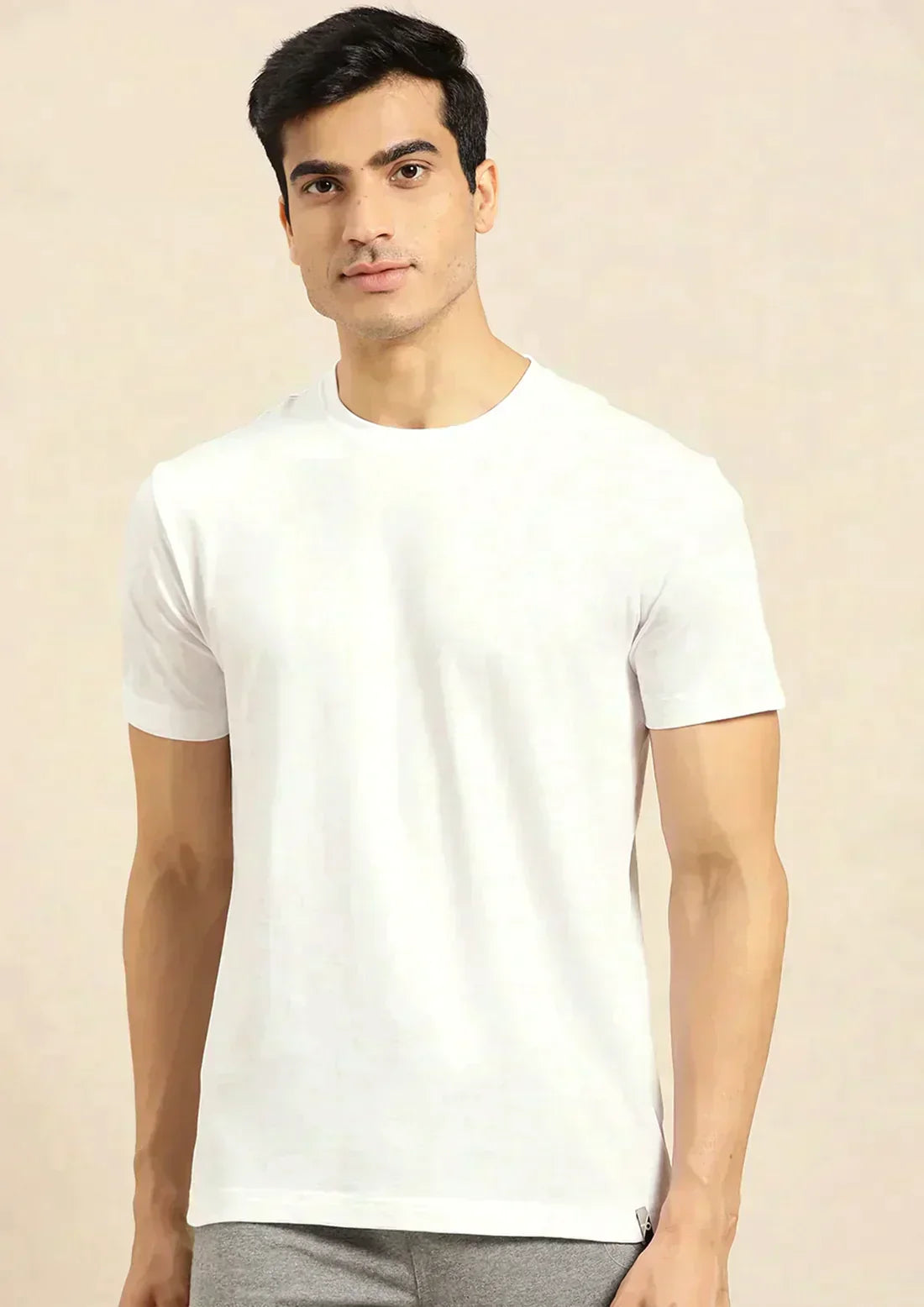 Leafy White Men's Casual Half Sleeve Shirt and Full Pant Set - XPCRDF