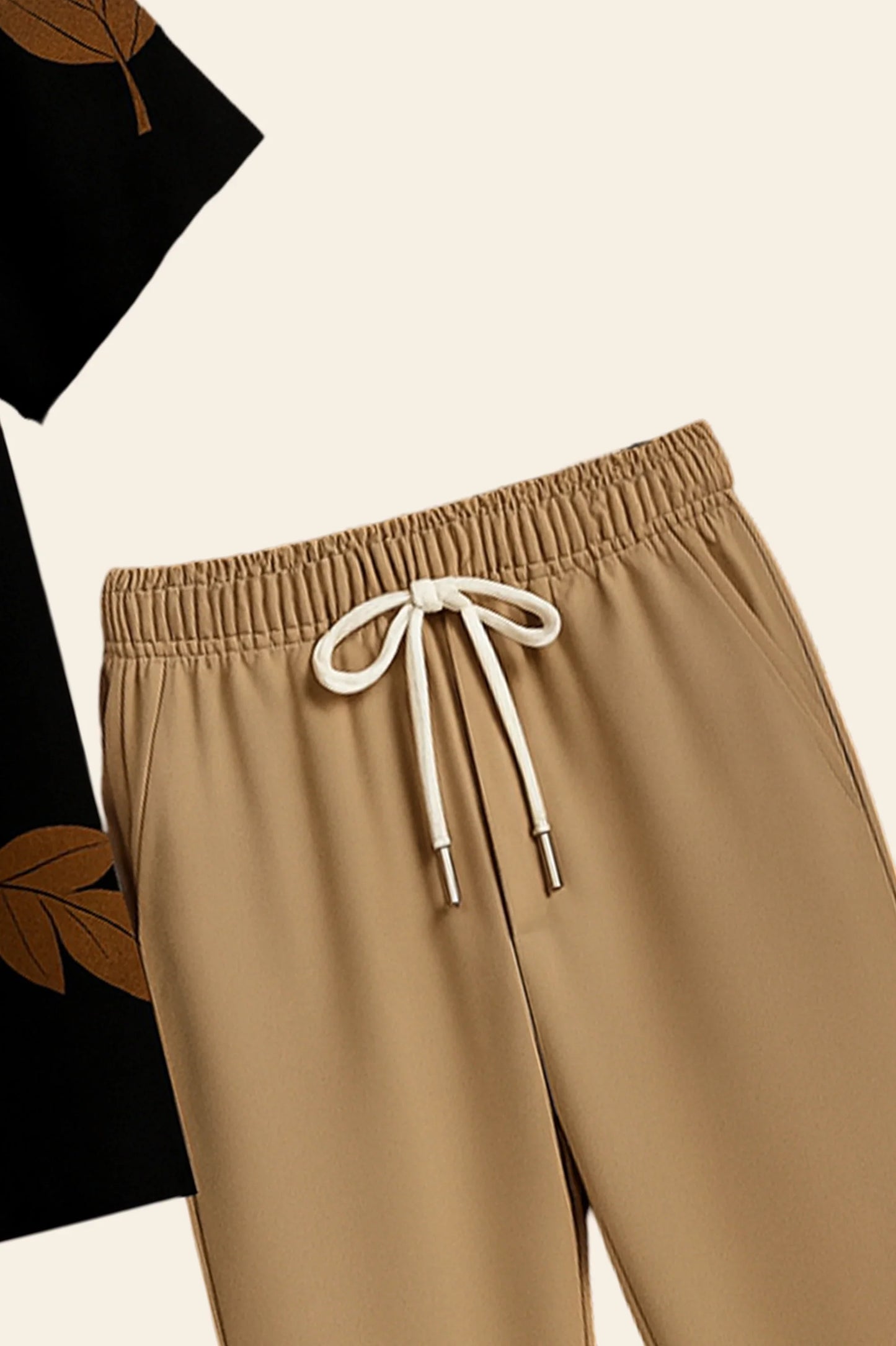 Black Leaf Men's Casual Half Sleeve Shirt and Full Pant Set - XPCRDF