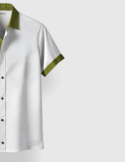 Green Tree Men's Half Sleeves Printed Shirt Exclusive