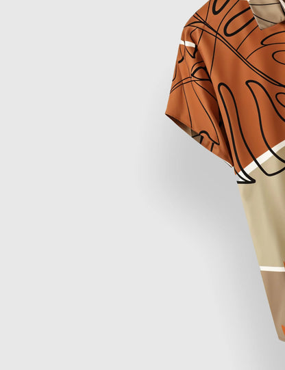 Multi Scratch Men's Half Sleeves Printed Shirt Exclusive