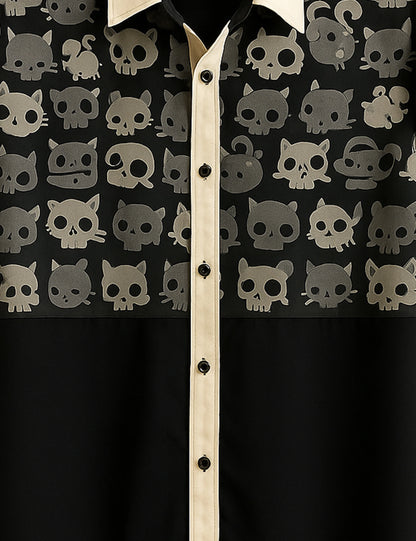 Black Elephant Designer Men's Half Sleeves Printed Shirt Exclusive