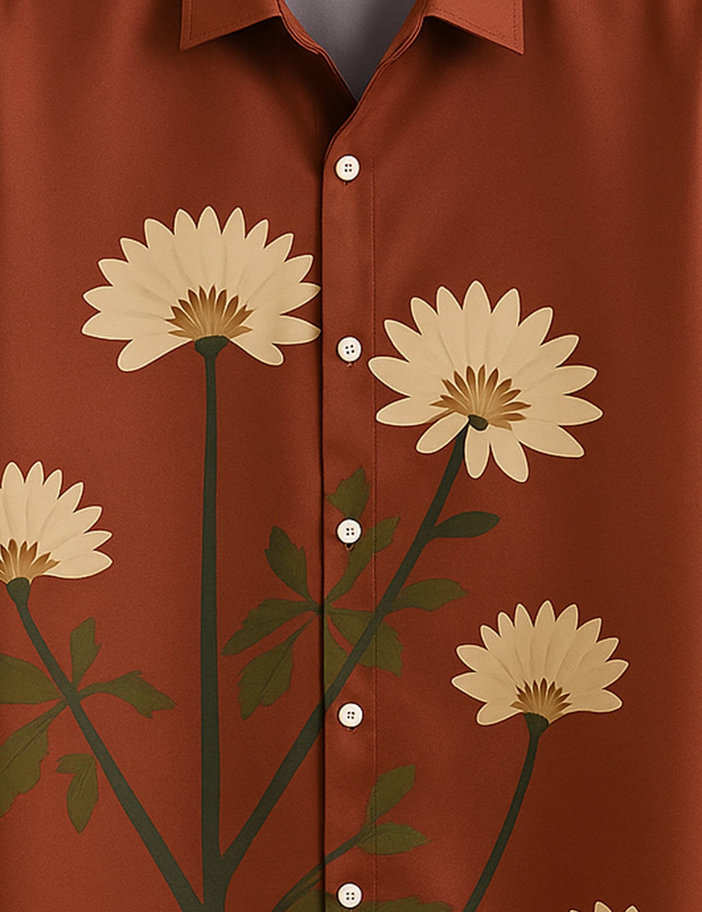 Maroon Lily Men's Half Sleeves Printed Shirt Exclusive