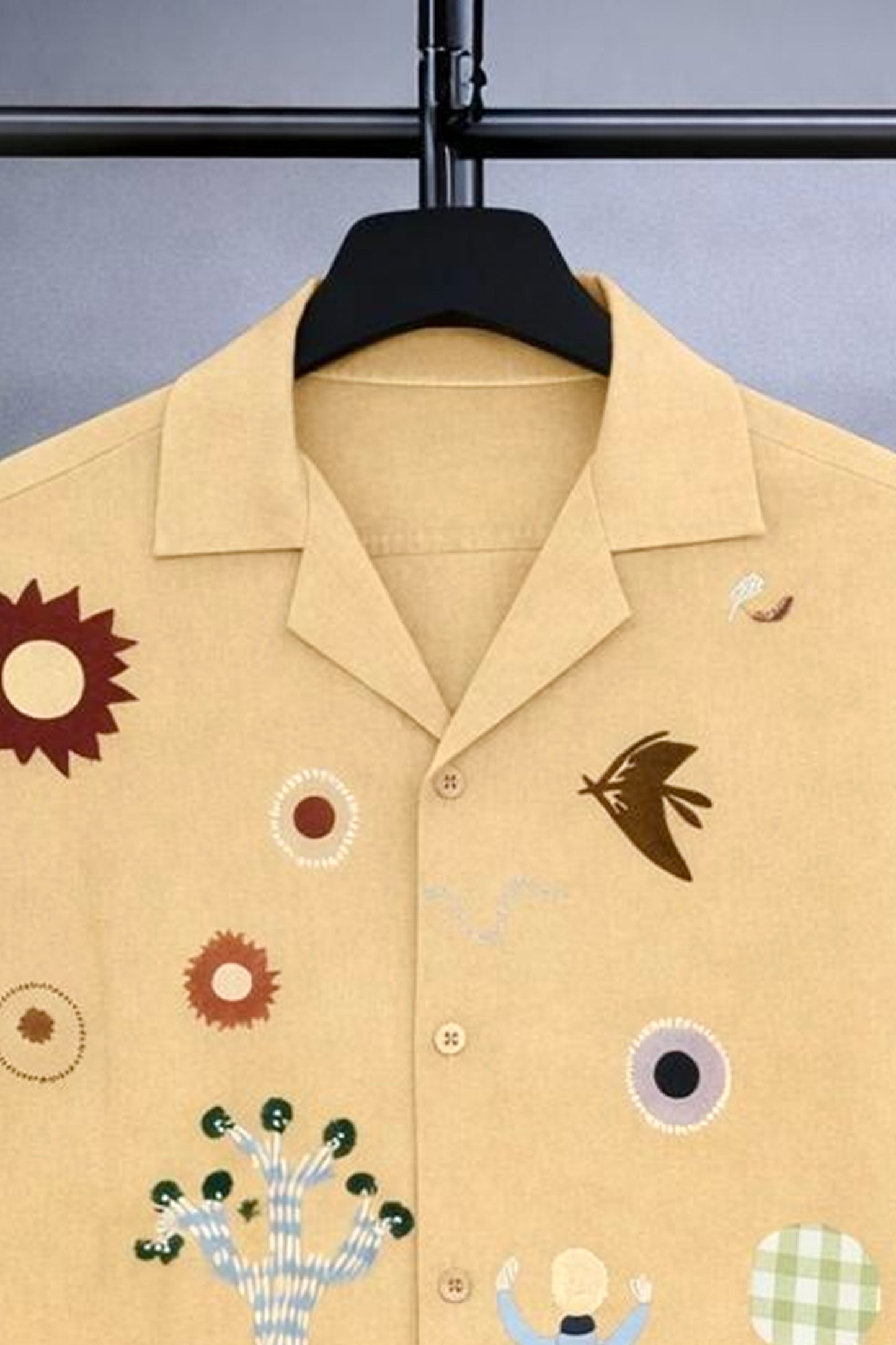 Classy Canvas Story Printed Mens Full Set Trouser and Shirt Half Sleeves - XPCRDF