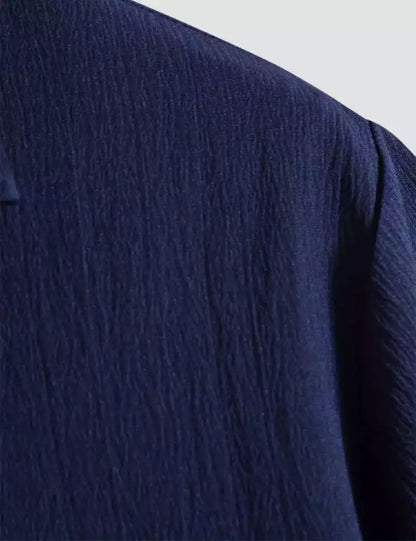 navy_blue color Mens Half Sleeves Shirt Exclusive Material Best Fitting Cotton Corn