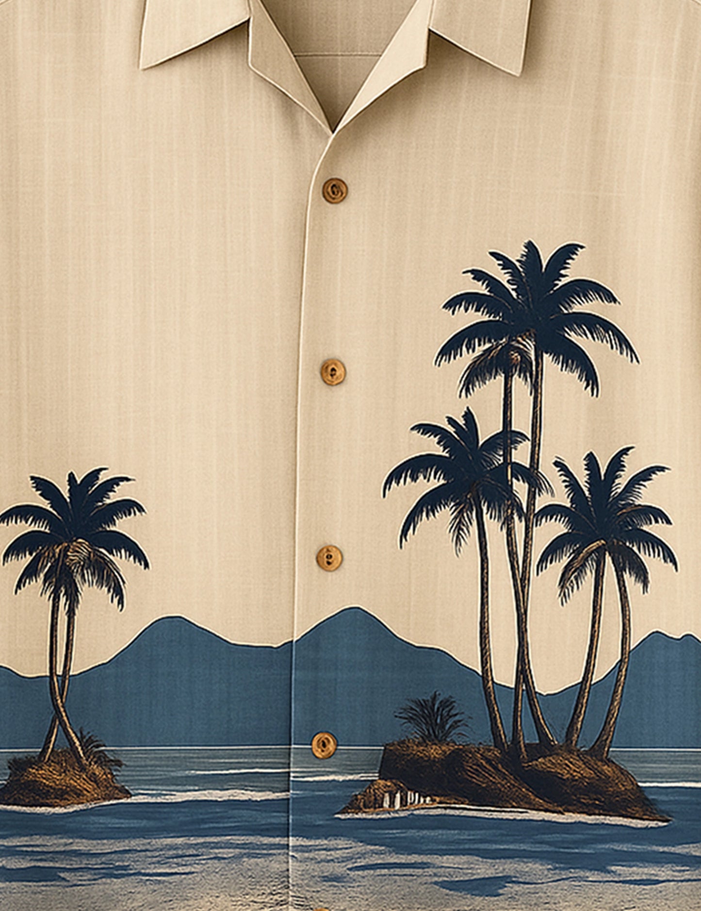 Beach Printed GenZ Vibe Premium Fancy Shirt – Trendy, Aesthetic & Street-Style Ready