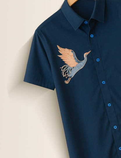 Bird Printed GenZ Vibe Premium Fancy Shirt – Trendy, Aesthetic & Street-Style Ready