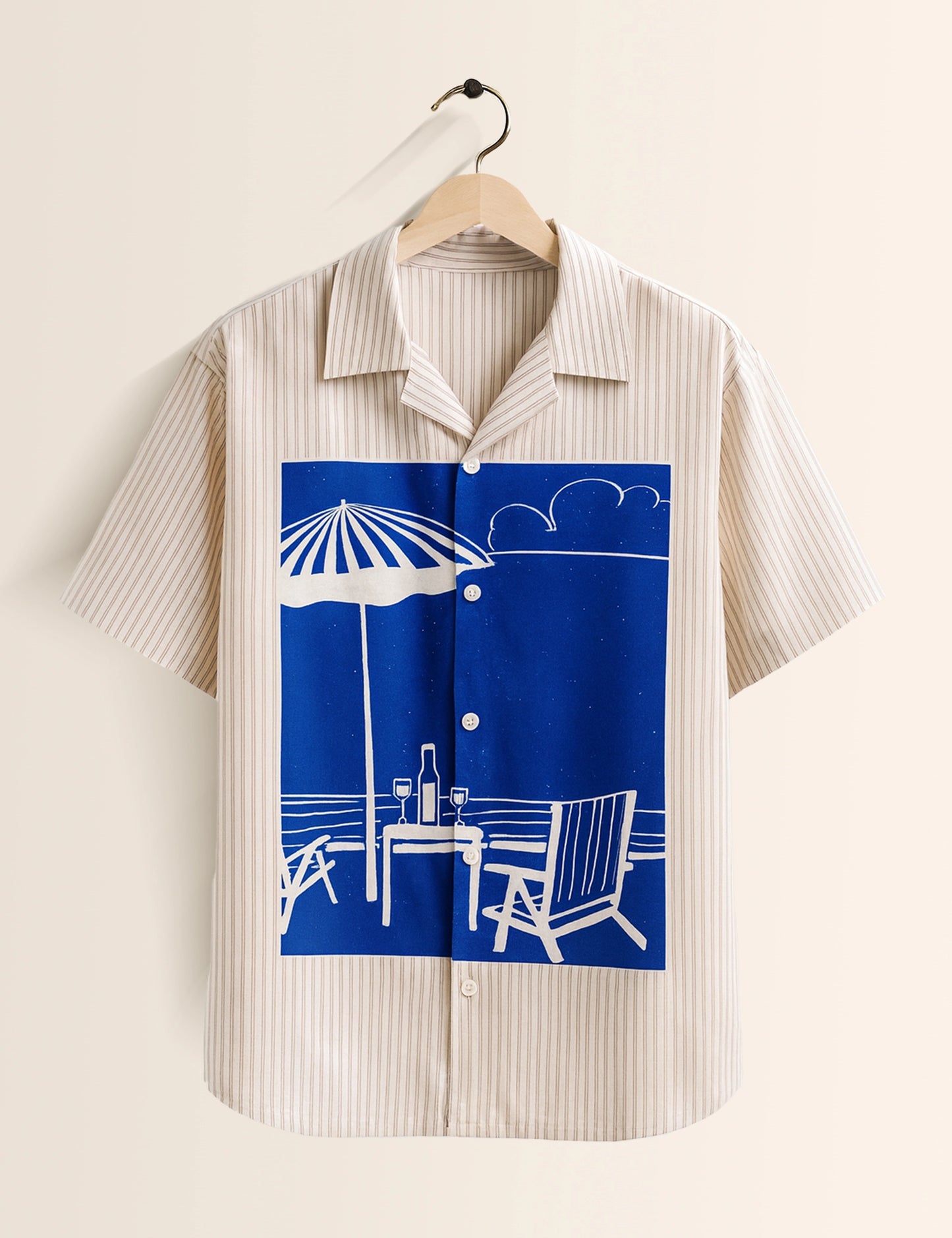 Blue Drink GenZ Vibe Premium Fancy Shirt – Trendy, Aesthetic & Street-Style Ready