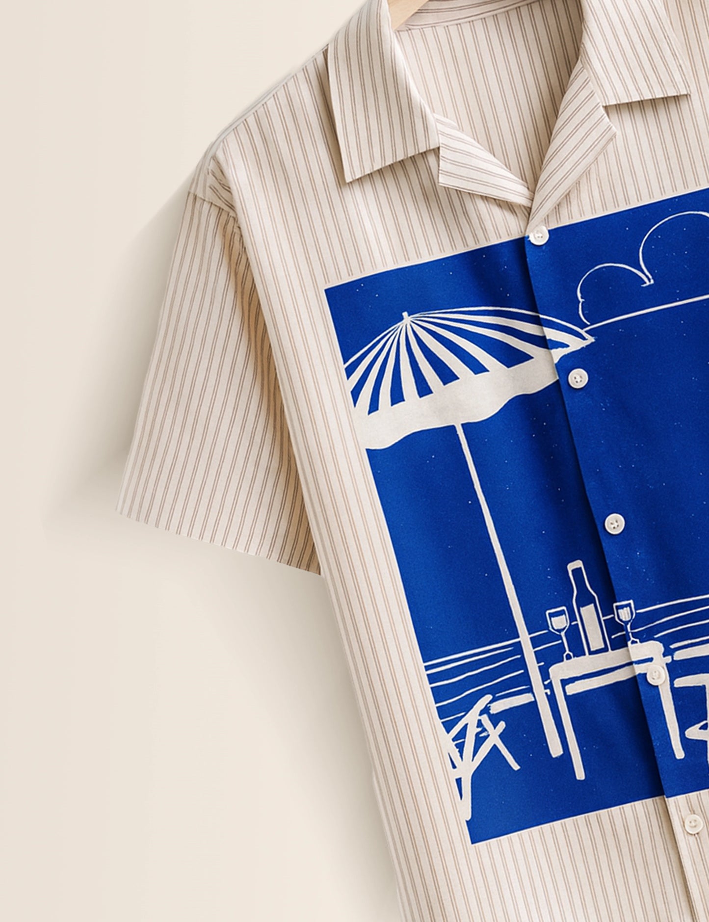 Blue Drink GenZ Vibe Premium Fancy Shirt – Trendy, Aesthetic & Street-Style Ready