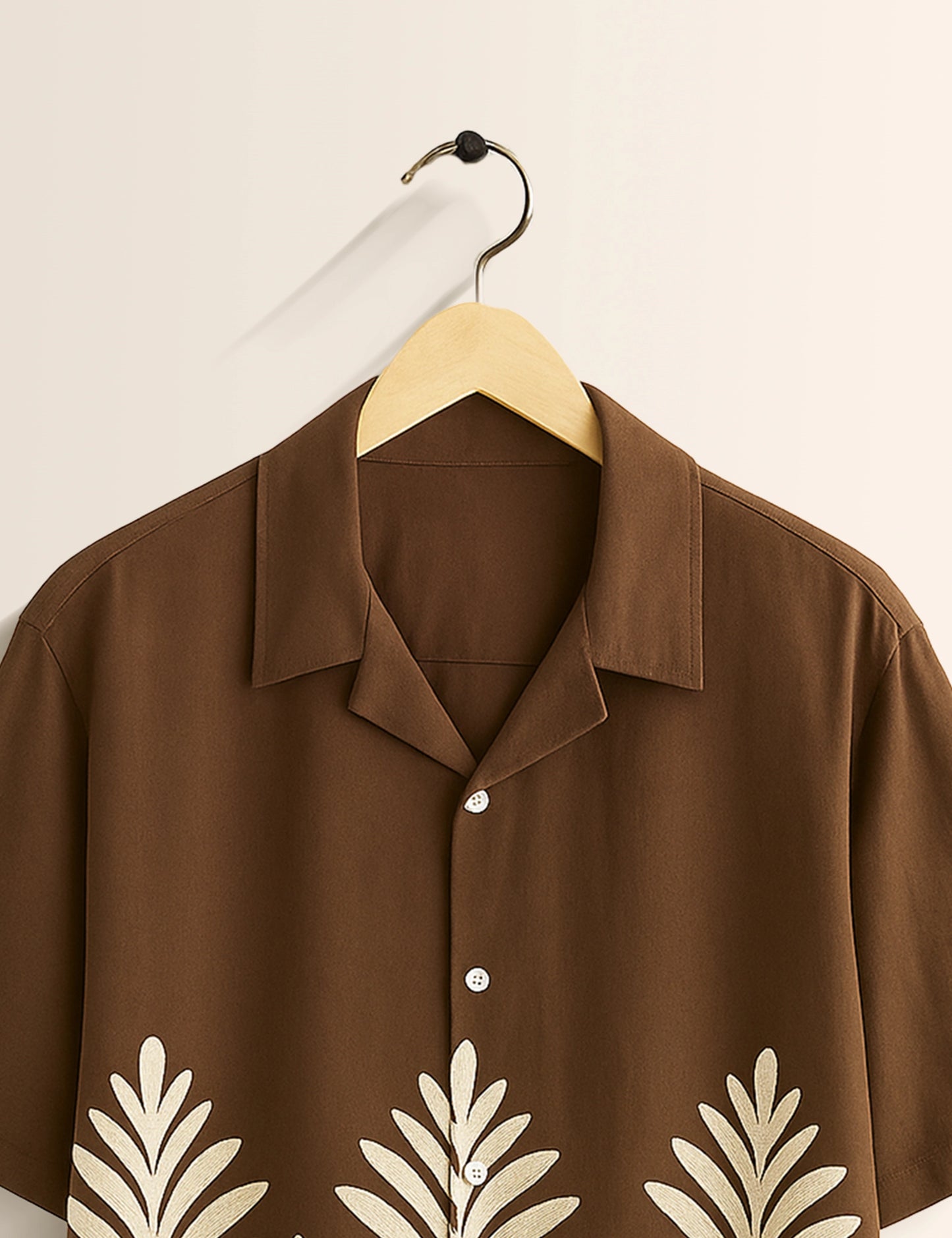 Brown Color GenZ Vibe Premium Fancy Shirt – Trendy, Aesthetic & Street-Style Ready