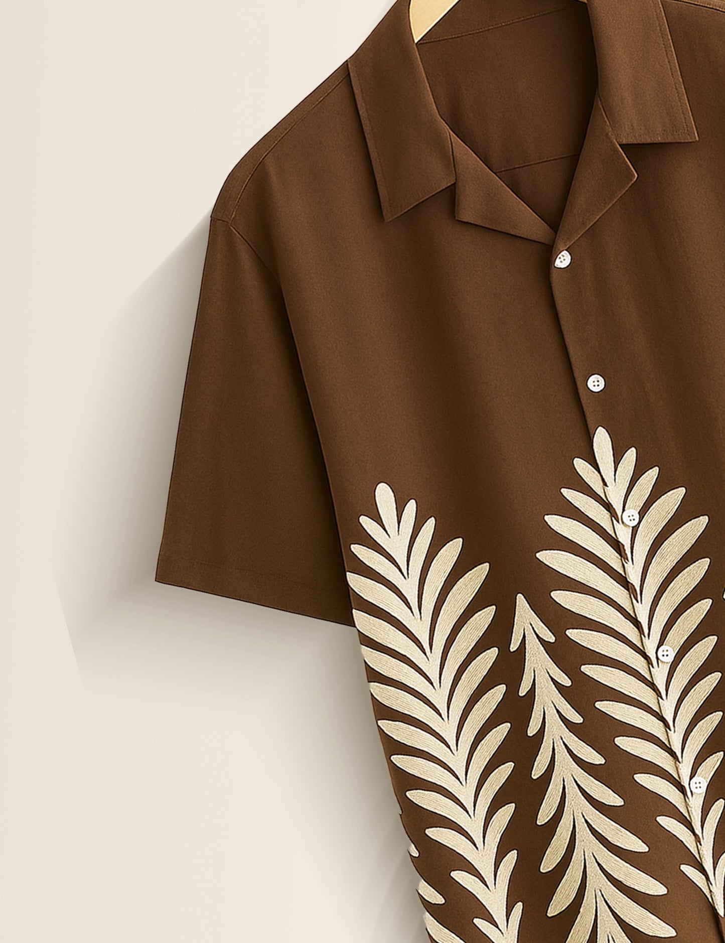 Brown Color GenZ Vibe Premium Fancy Shirt – Trendy, Aesthetic & Street-Style Ready