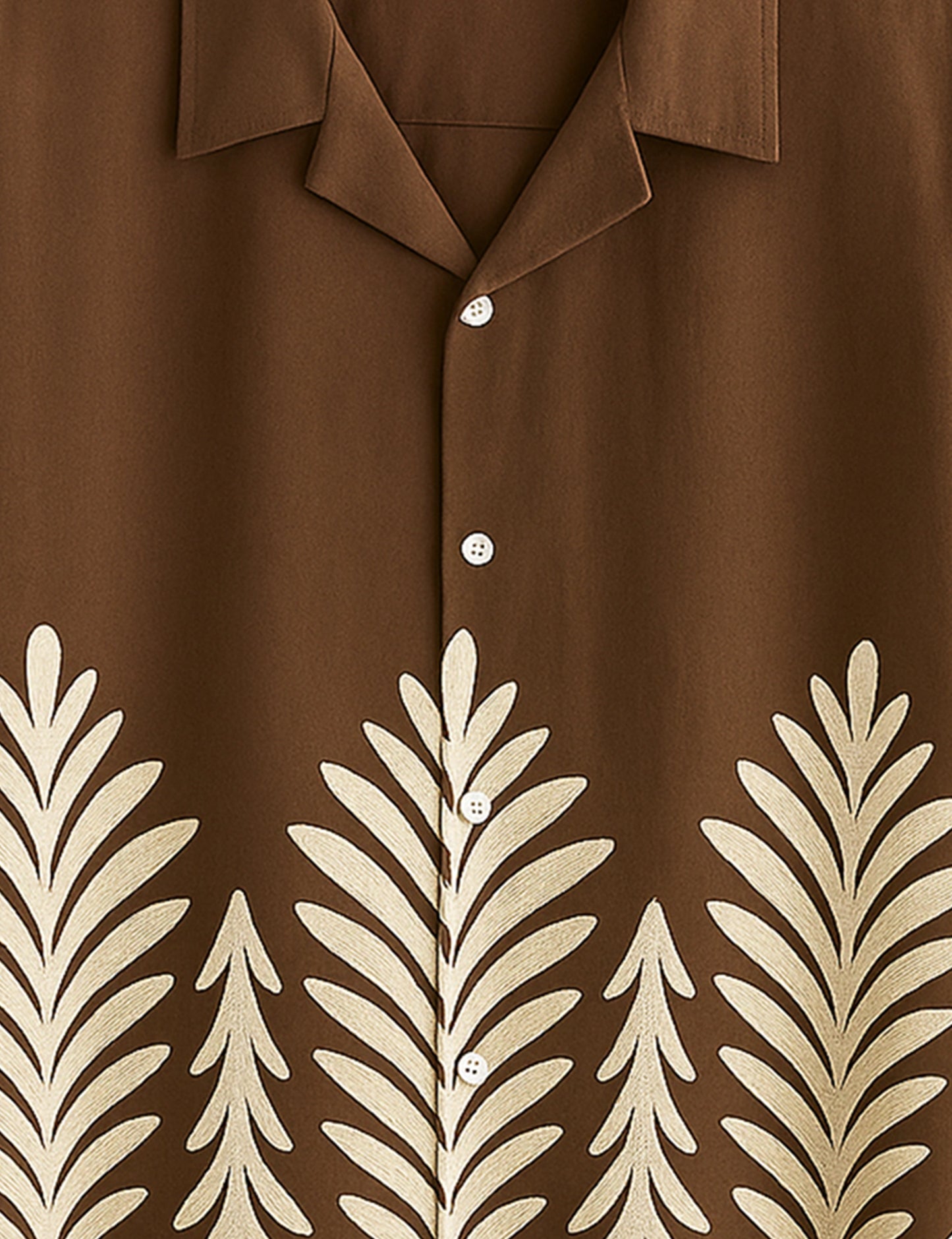 Brown Color GenZ Vibe Premium Fancy Shirt – Trendy, Aesthetic & Street-Style Ready
