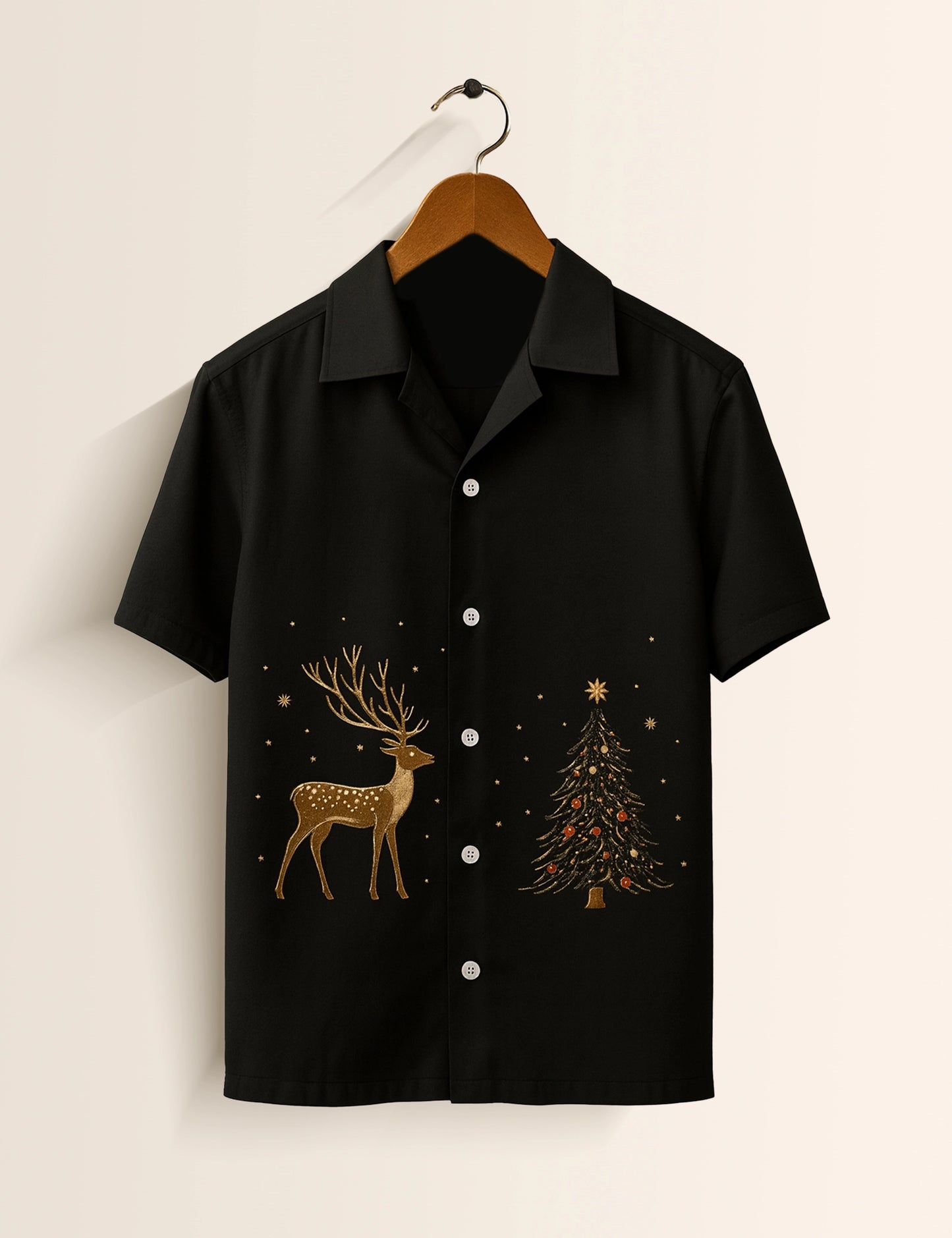 Deer Printed GenZ Vibe Premium Fancy Shirt – Trendy, Aesthetic & Street-Style Ready