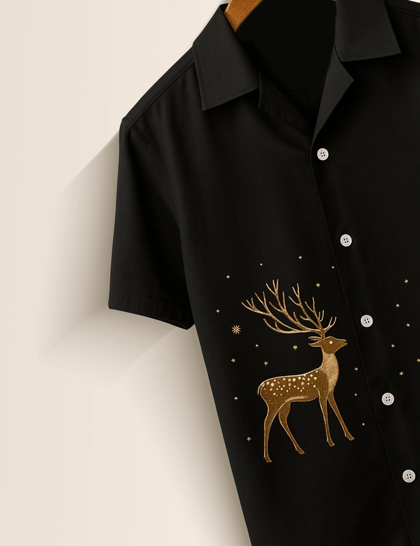 Deer Printed GenZ Vibe Premium Fancy Shirt – Trendy, Aesthetic & Street-Style Ready