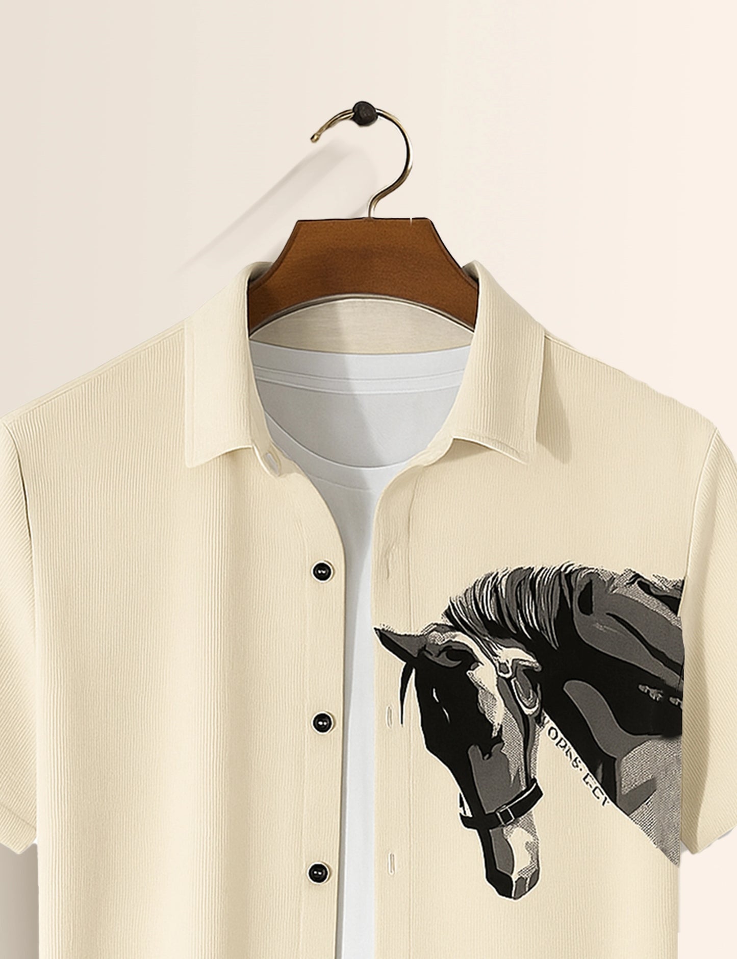 Horse Printed GenZ Vibe Premium Fancy Shirt – Trendy, Aesthetic & Street-Style Ready