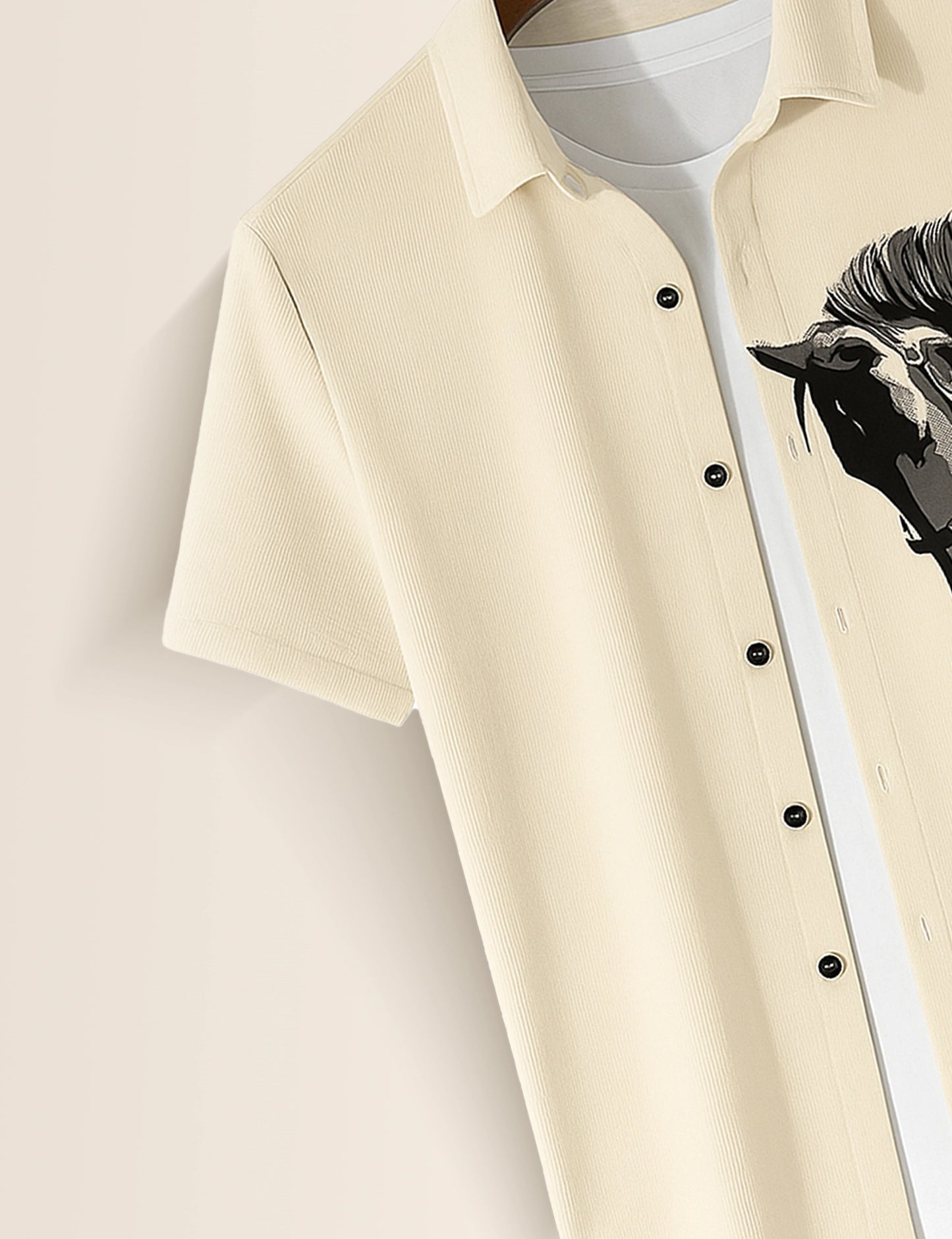 Horse Printed GenZ Vibe Premium Fancy Shirt – Trendy, Aesthetic & Street-Style Ready