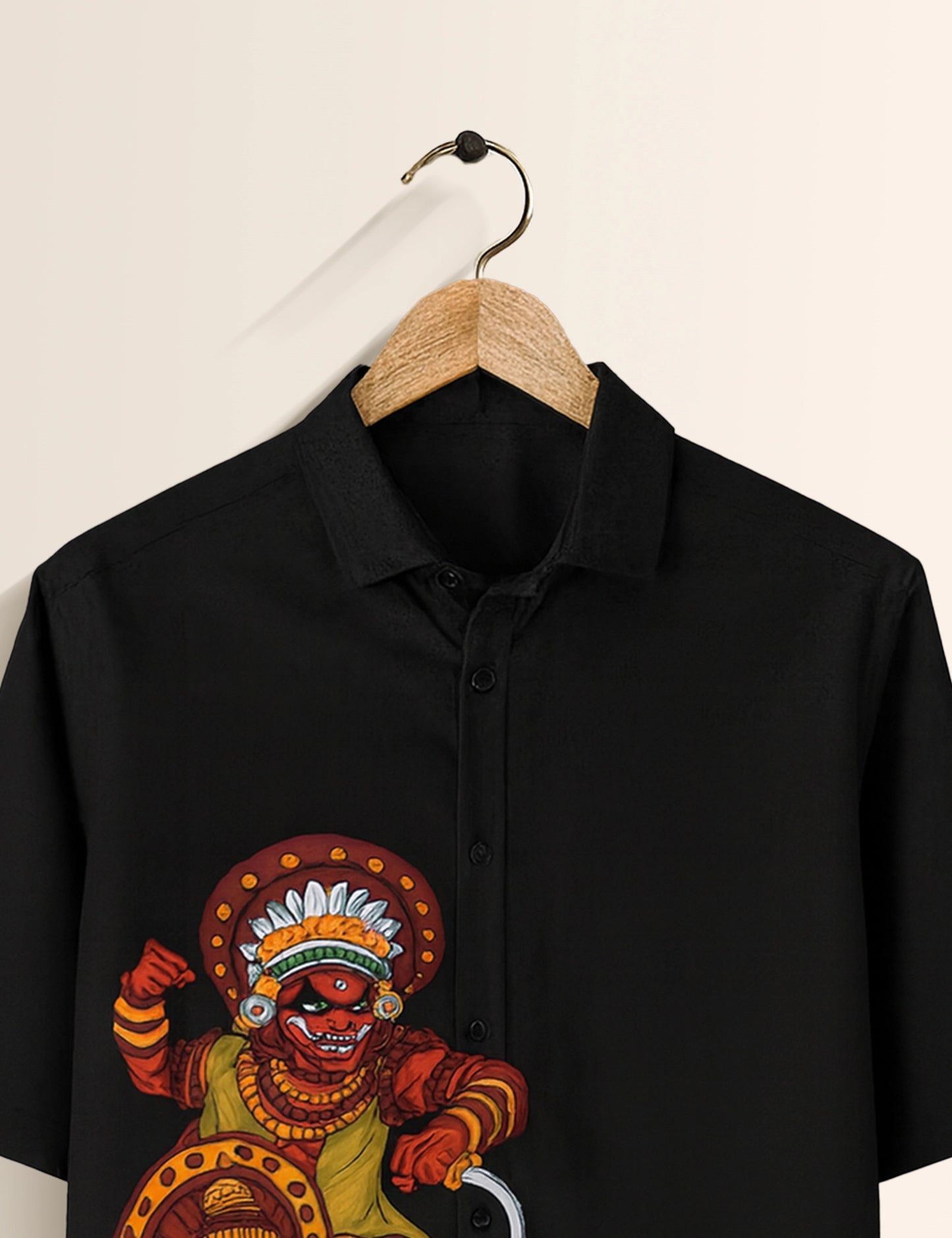 Kathakali Printed GenZ Vibe Premium Fancy Shirt – Trendy, Aesthetic & Street-Style Ready