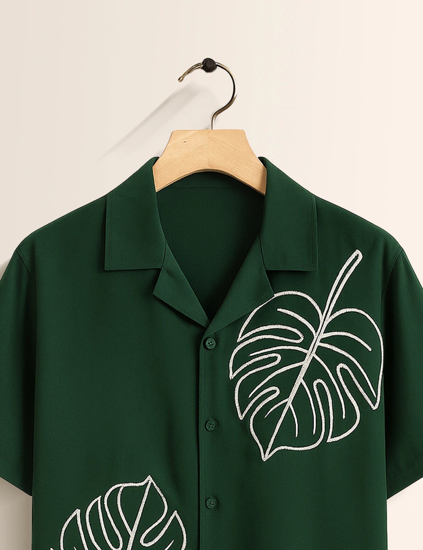 Leaf Printed GenZ Vibe Premium Fancy Shirt – Trendy, Aesthetic & Street-Style Ready