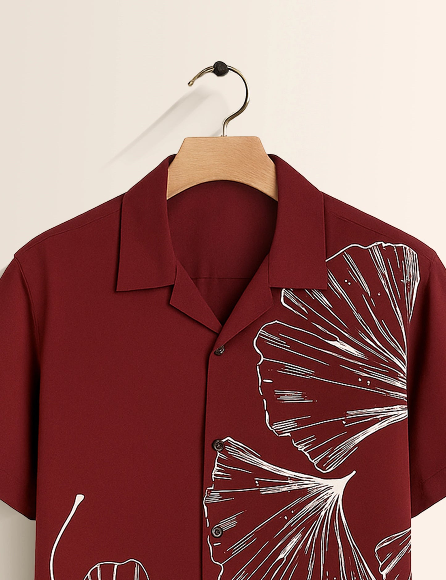 Maroon Printed GenZ Vibe Premium Fancy Shirt – Trendy, Aesthetic & Street-Style Ready