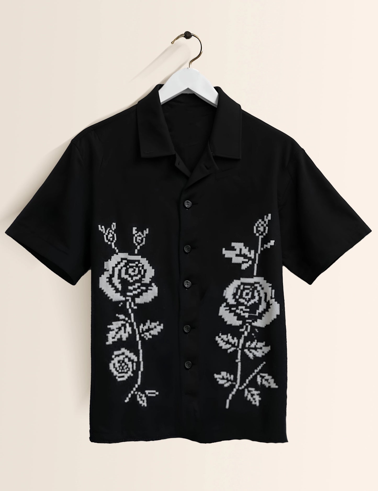 Rose Printed GenZ Vibe Premium Fancy Shirt – Trendy, Aesthetic & Street-Style Ready