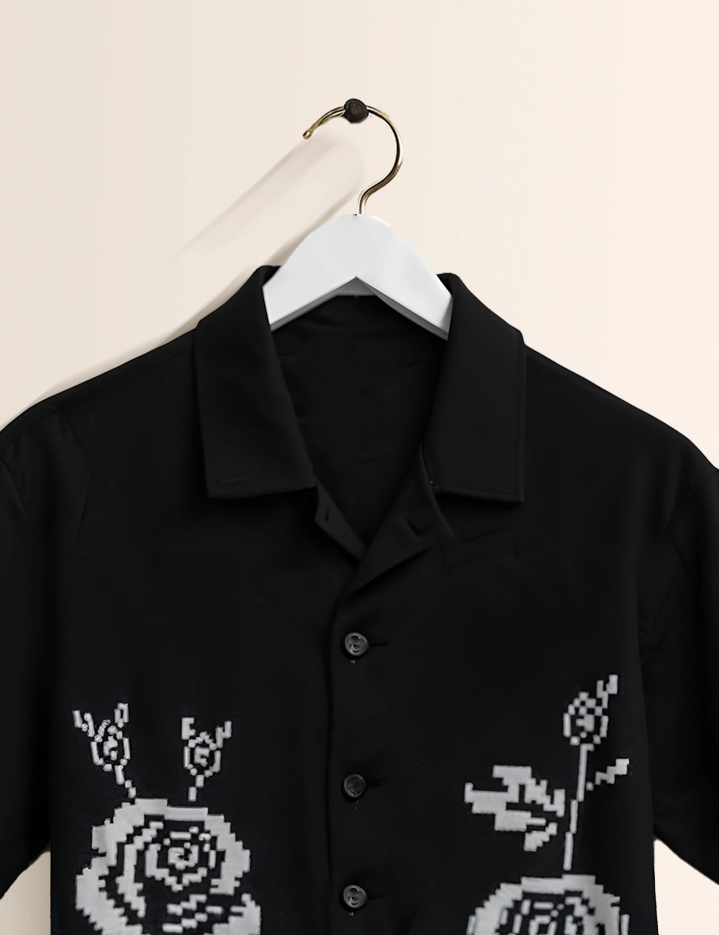 Rose Printed GenZ Vibe Premium Fancy Shirt – Trendy, Aesthetic & Street-Style Ready