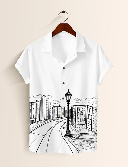 Street Printed GenZ Vibe Premium Fancy Shirt – Trendy, Aesthetic & Street-Style Ready