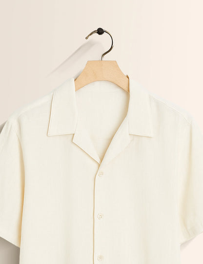 White Printed GenZ Vibe Premium Fancy Shirt – Trendy, Aesthetic & Street-Style Ready